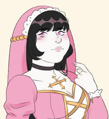 Flat color + simple bg
